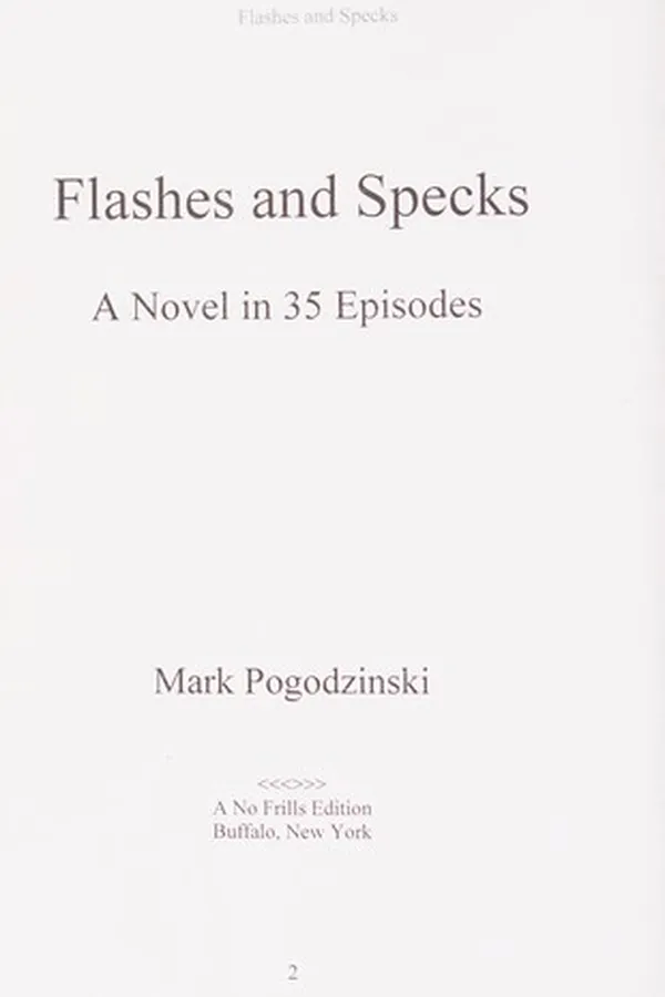 Capa de Flashes and specks