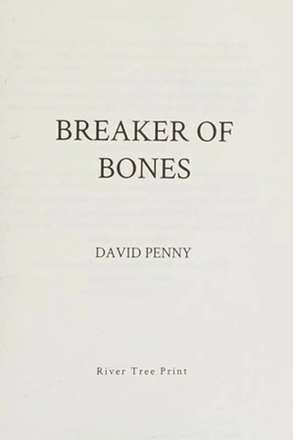 Capa de Breaker of bones