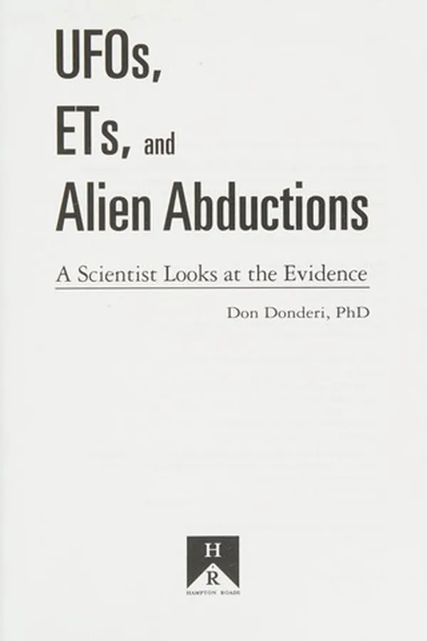 Cover of UFOs, ETs, and alien abductions