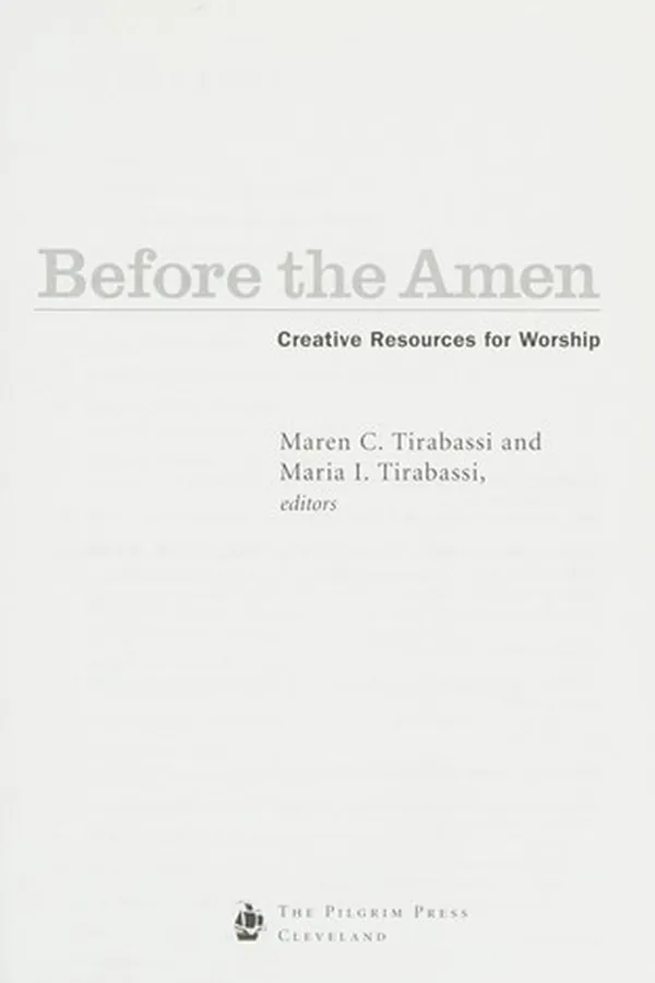Capa de Before the amen