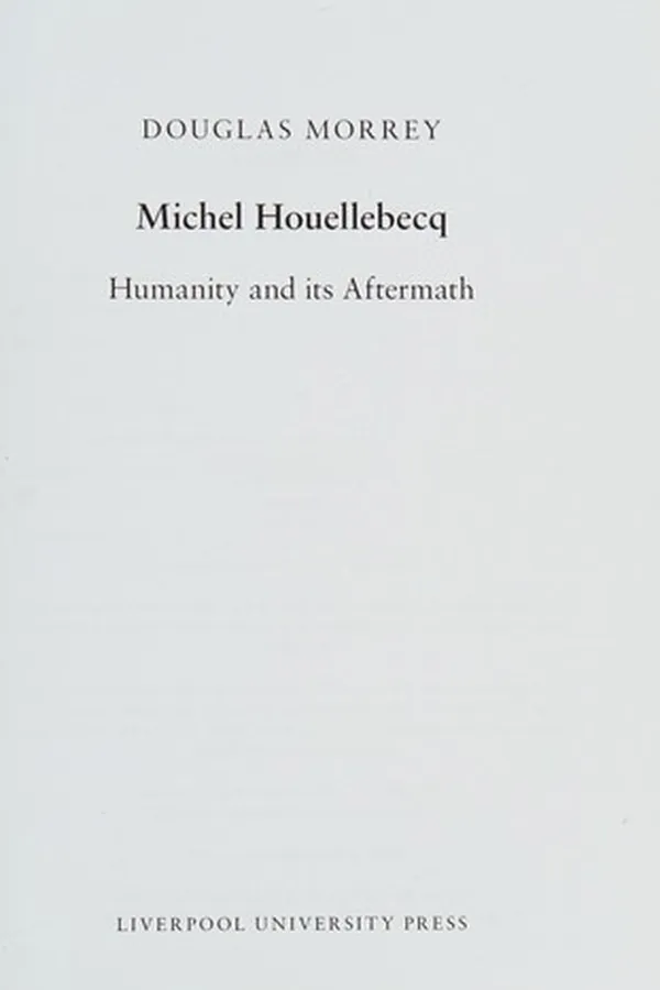 Capa de Michel Houellebecq
