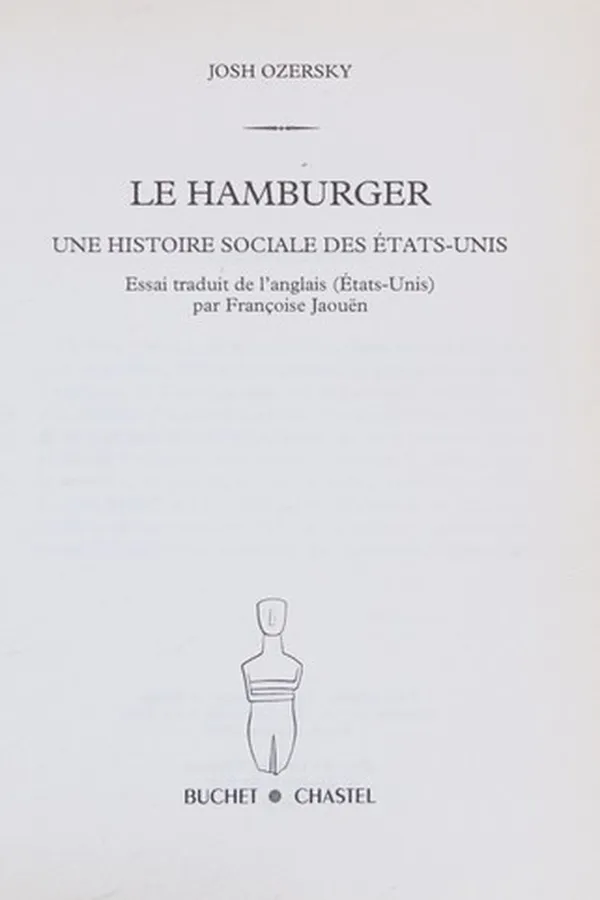 Capa de Le hamburger