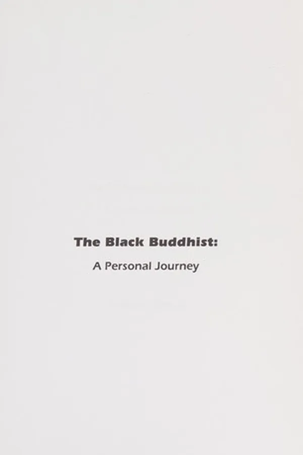 Capa de The black Buddhist