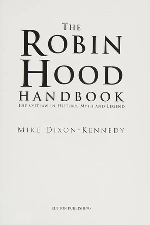 Capa de The Robin Hood handbook