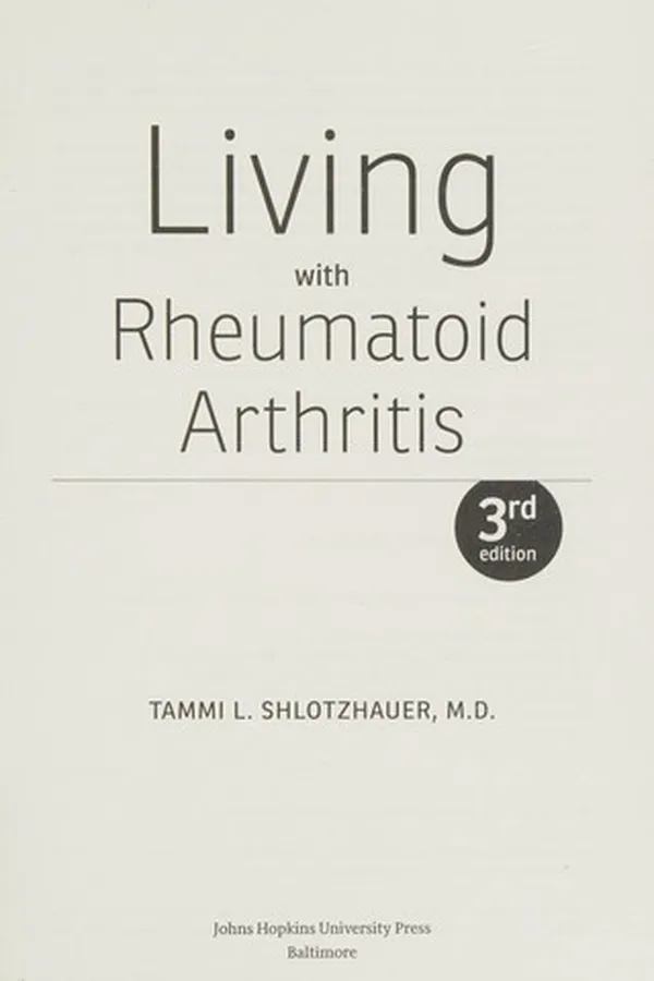 Capa de Living with rheumatoid arthritis