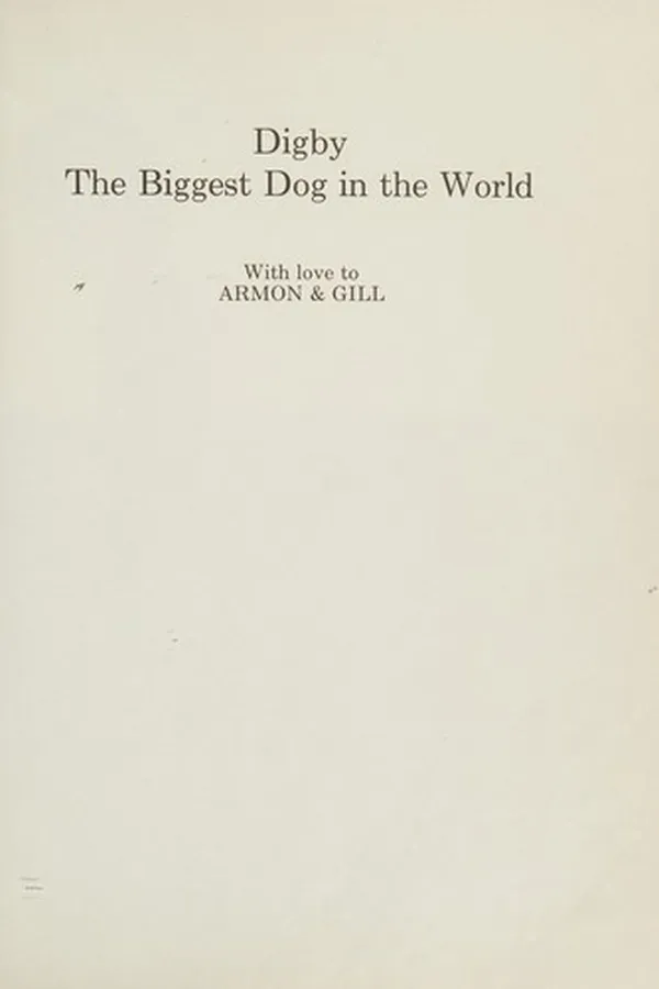 Capa de Digby: the biggest dog in the world