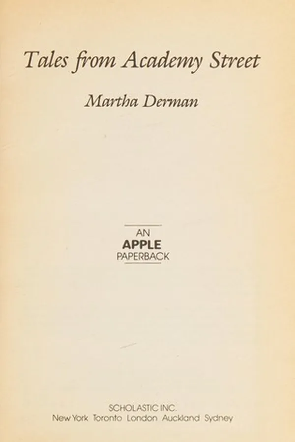 Capa de Tales from Academy Street