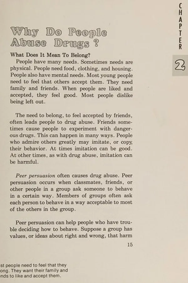 Capa de Drugs and your life