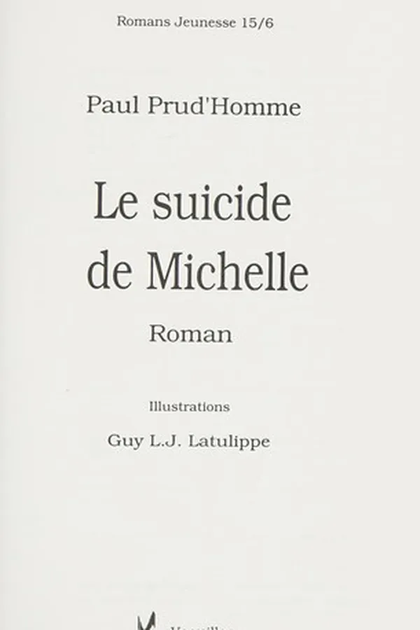 Capa de Le suicide de Michelle