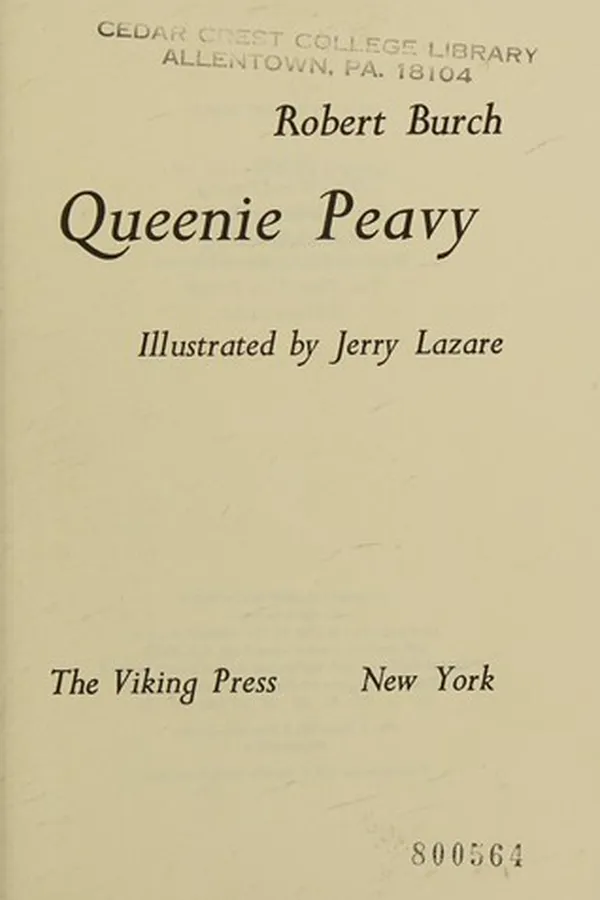 Capa de Queenie peavy