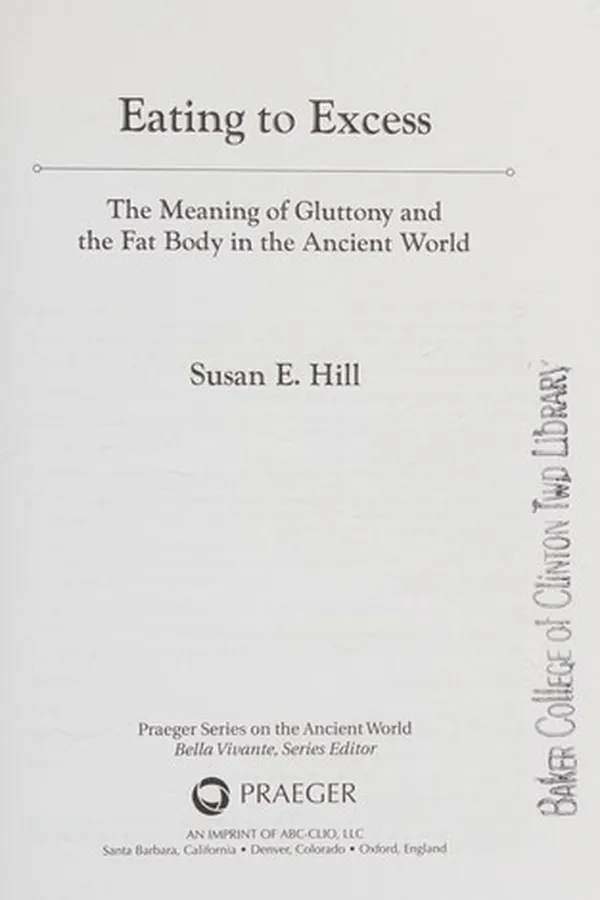 Capa de Eating to excess