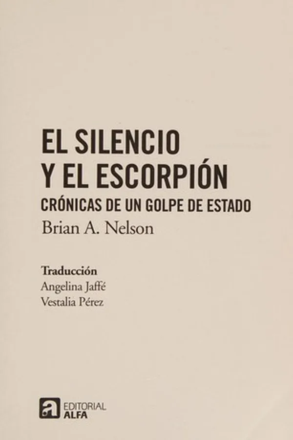 Capa de El silencio y el escorpión