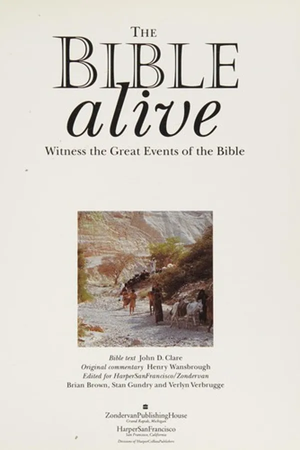 Capa de The Bible alive