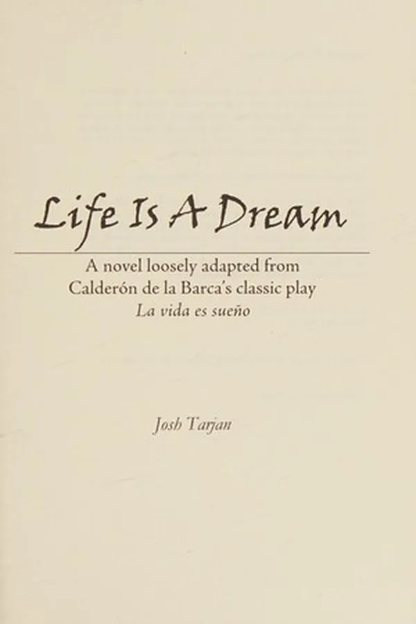 Capa de Life is a dream