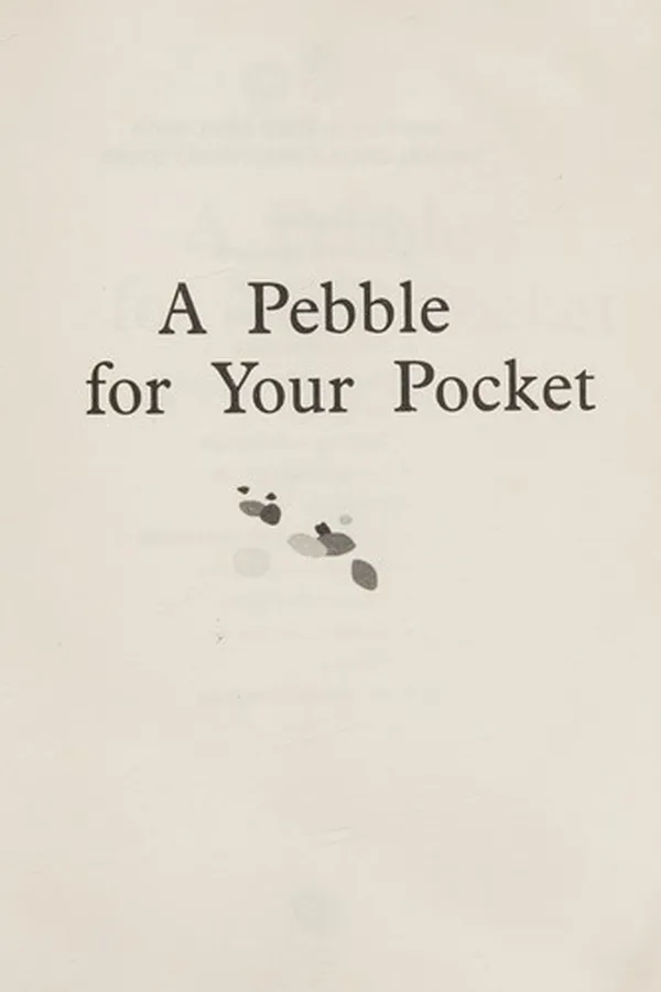 Capa de A pebble for your pocket