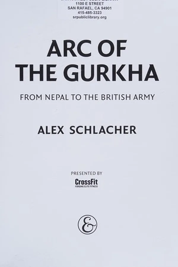 Capa de Arc of the Gurkha