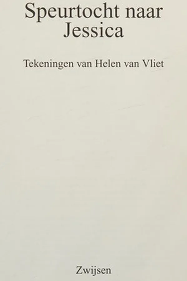 Capa de Speurtocht naar Jessica