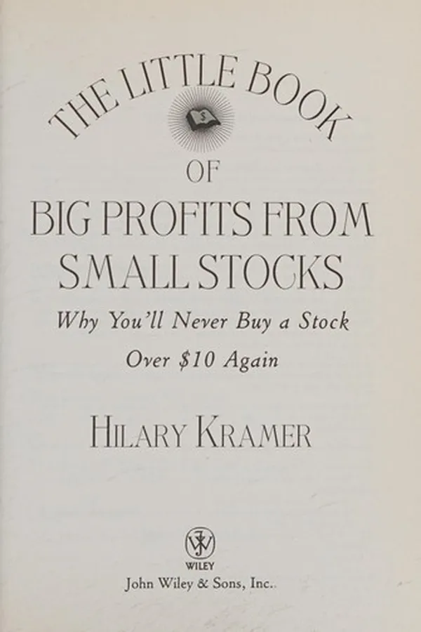 Capa de The little book of big profits from small stocks