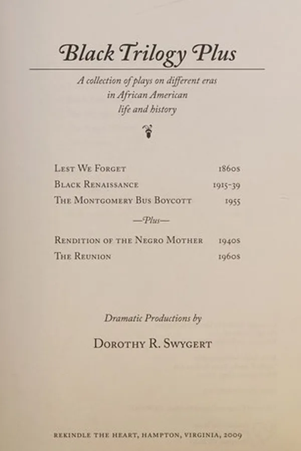 Cover of Black trilogy plus