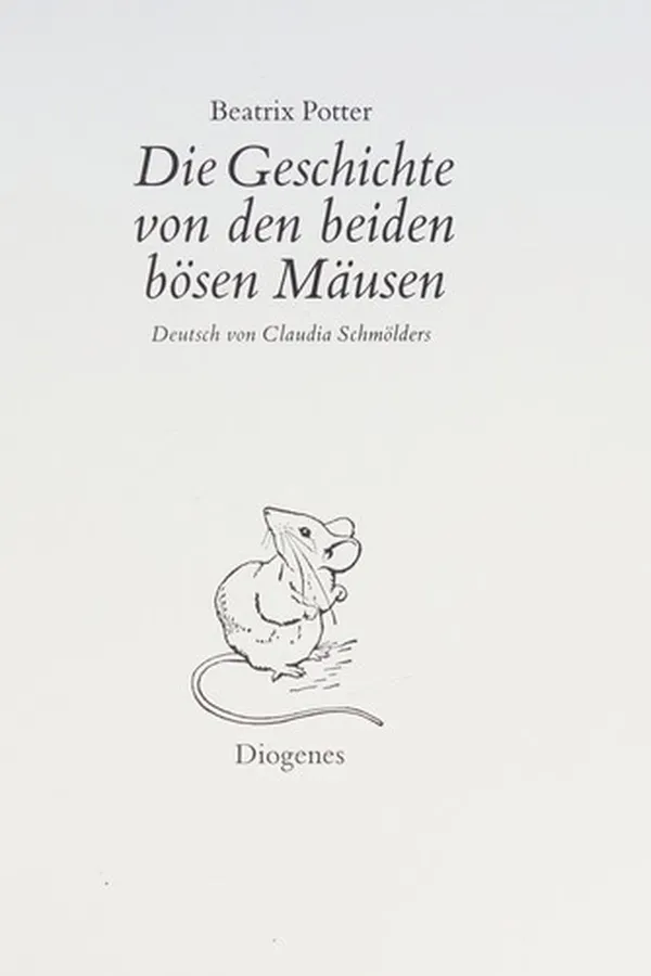 Capa de Die geschichte von den beiden bosen mausen