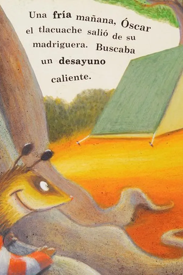 Capa de Óscar cola de lombriz