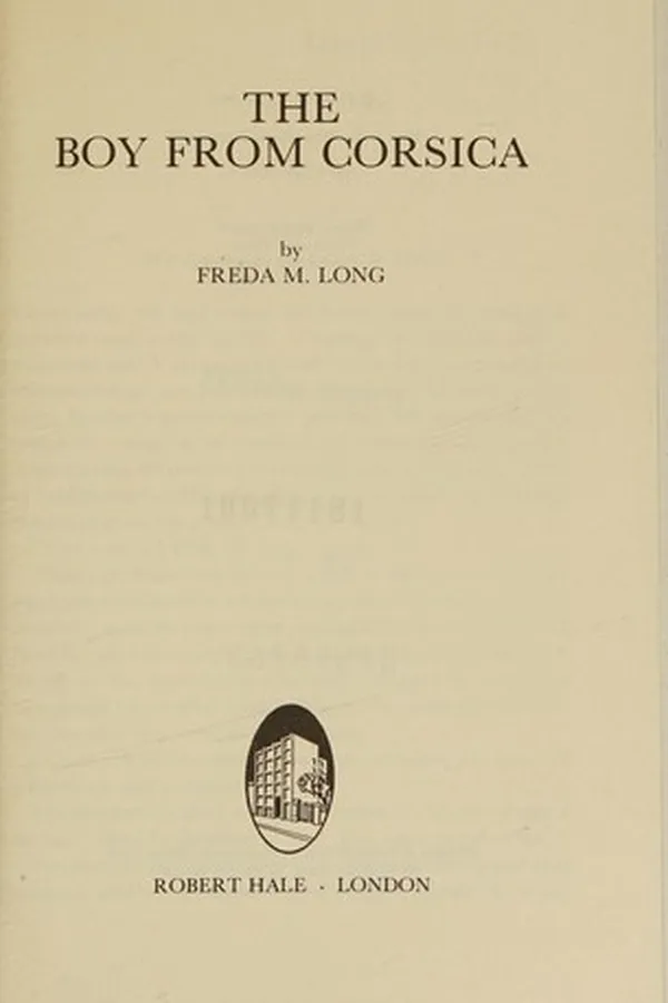 Capa de The boy from Corsica