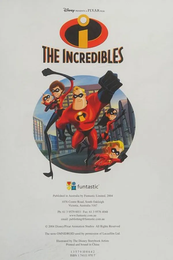 Capa de The Incredibles