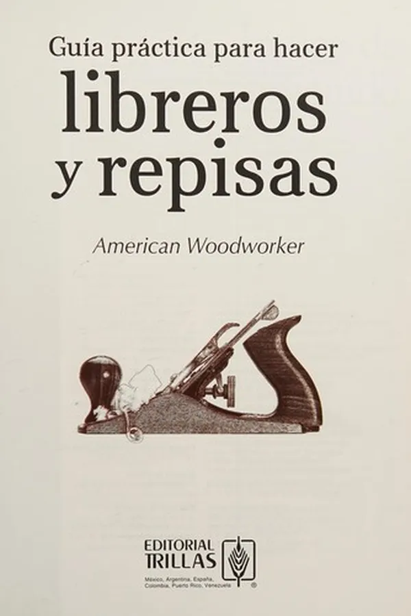 Capa de Guía práctica para hacer libreros y repisas