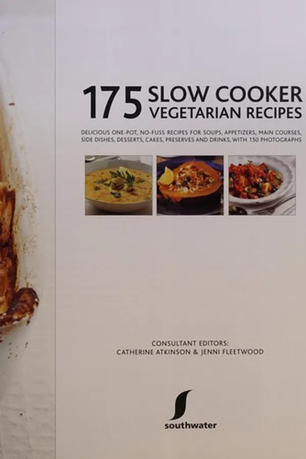 Capa de 175 slow cooker vegetarian recipes