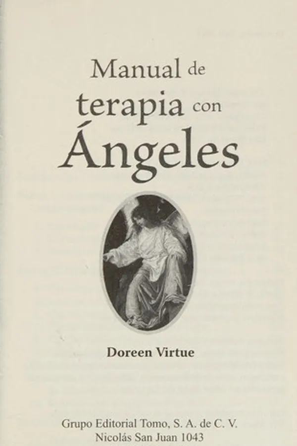Capa de Manual de terapia con ángeles