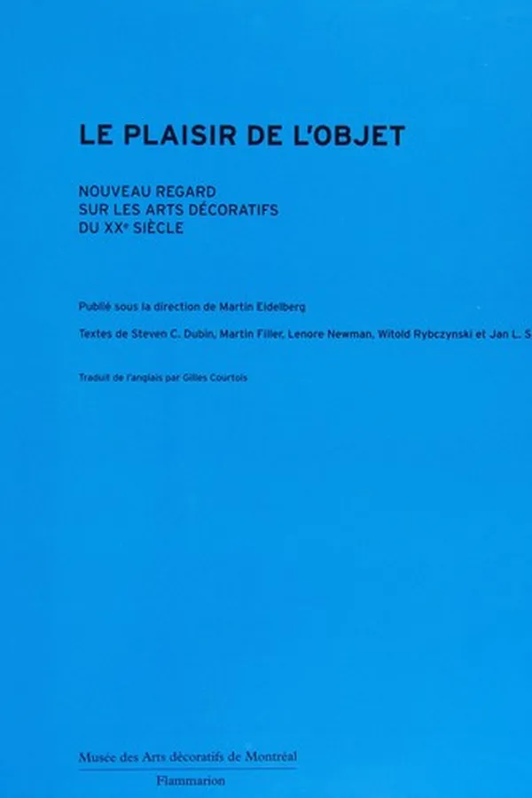 Capa de Le plaisir de l'objet