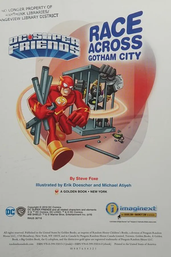 Capa de Race across Gotham city