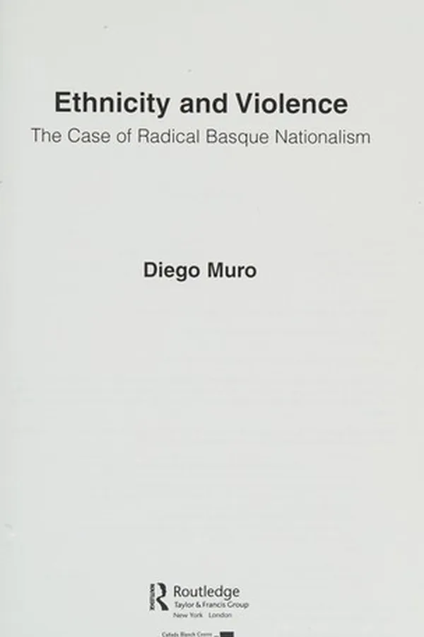 Capa de Ethnicity and violence