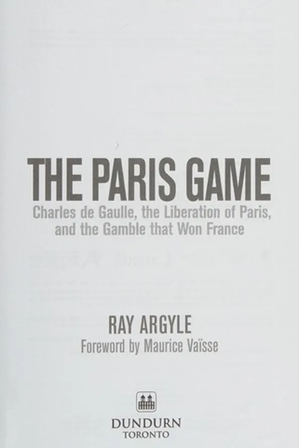 Capa de The Paris game