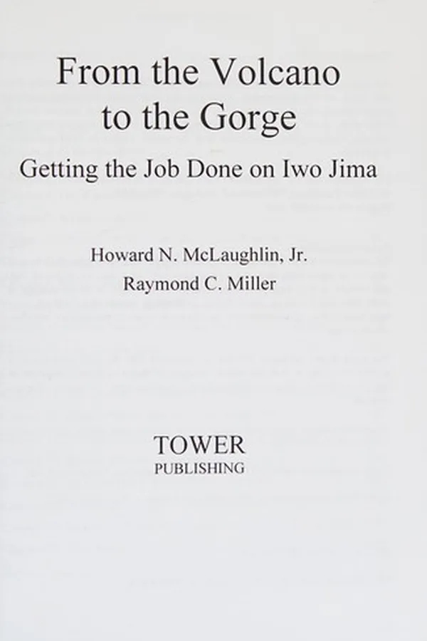 Cover of From the volcano to the gorge