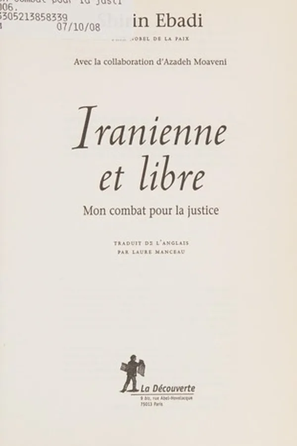Capa de Iranienne et libre