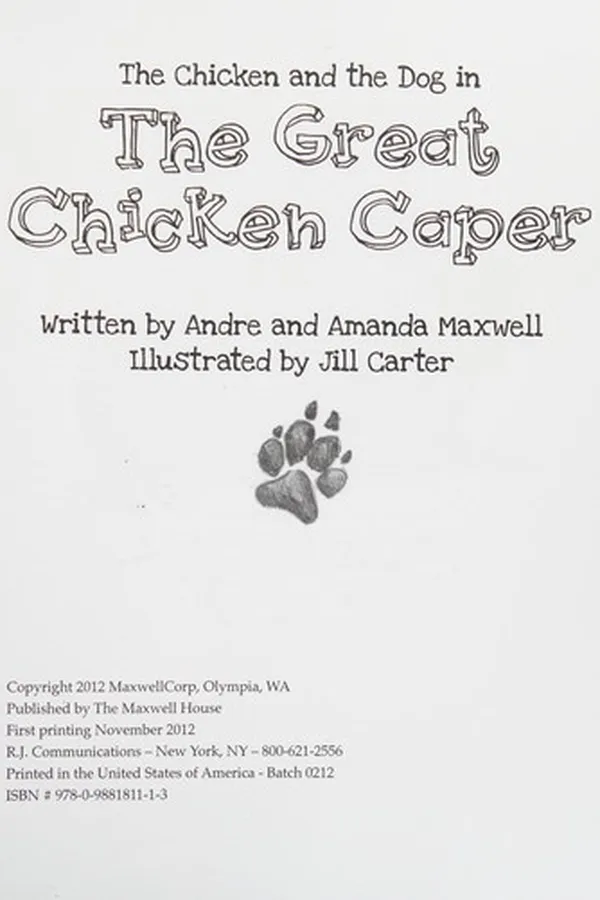 Capa de The chicken and the dog in the great chicken caper