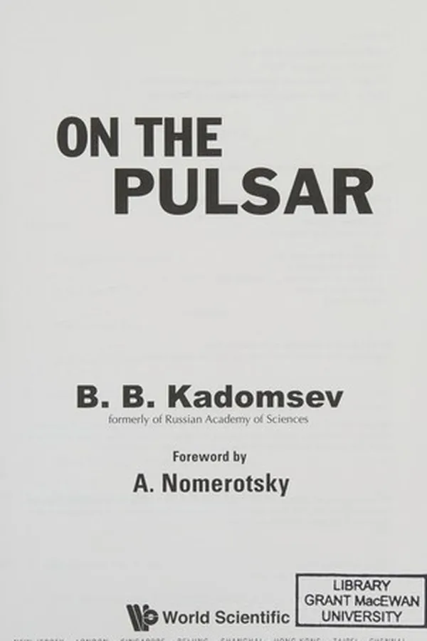 Capa de On the pulsar