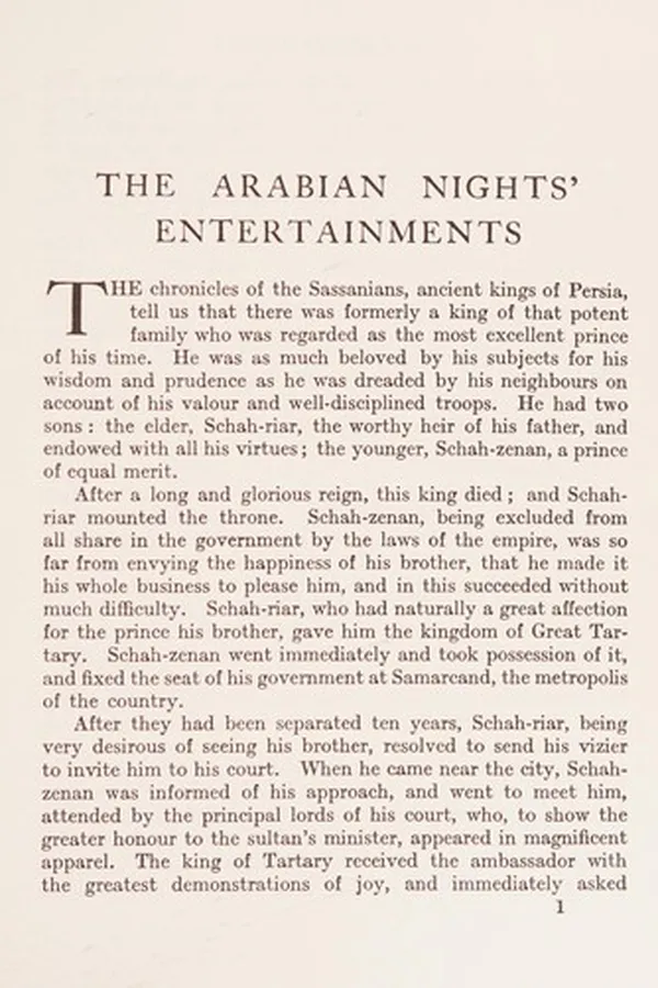 Capa de The Arabian nights