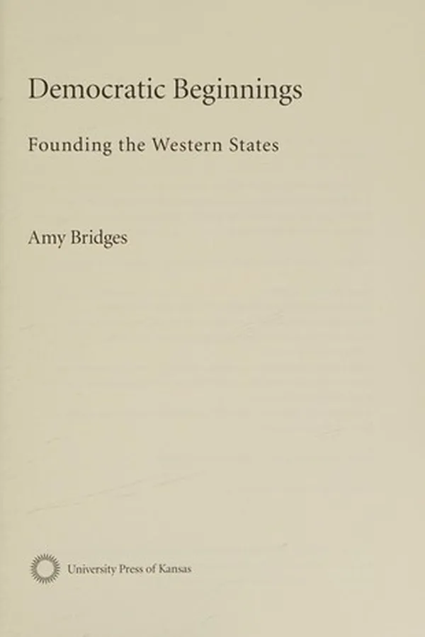 Capa de Democratic beginnings
