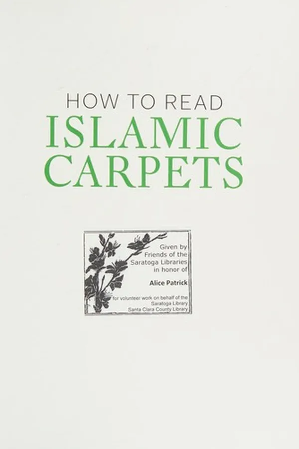 Capa de How to read Islamic carpets