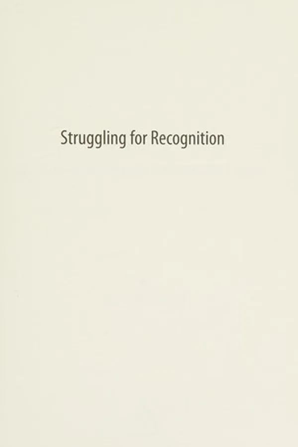 Capa de Struggling for recognition