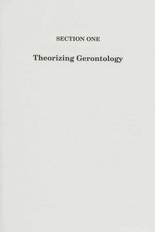 Capa de The need for theory