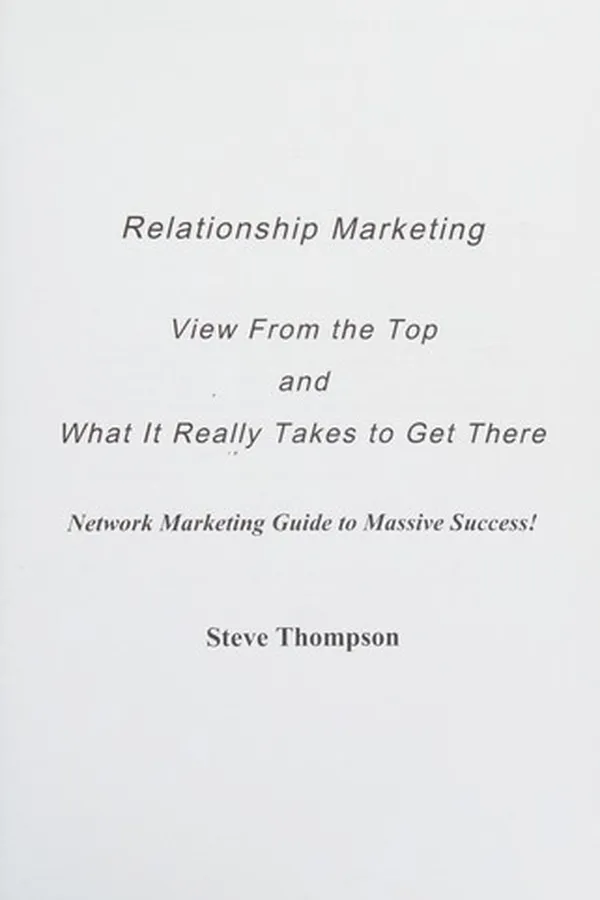 Capa de Relationship marketing