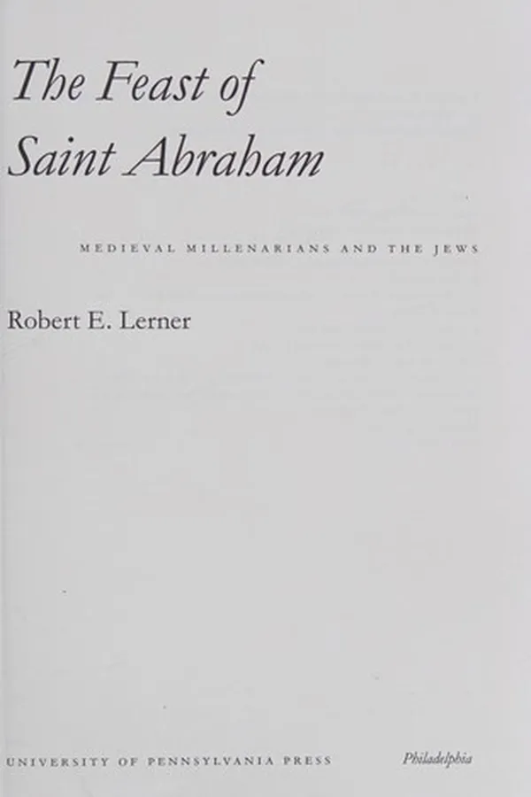 Capa de The feast of Saint Abraham