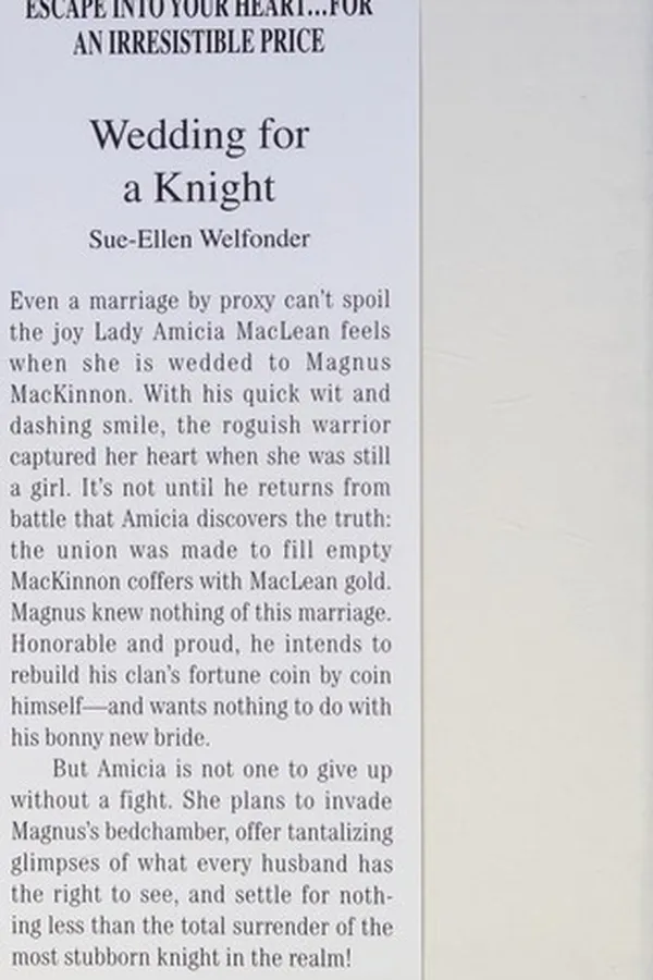 Capa de Wedding for a knight
