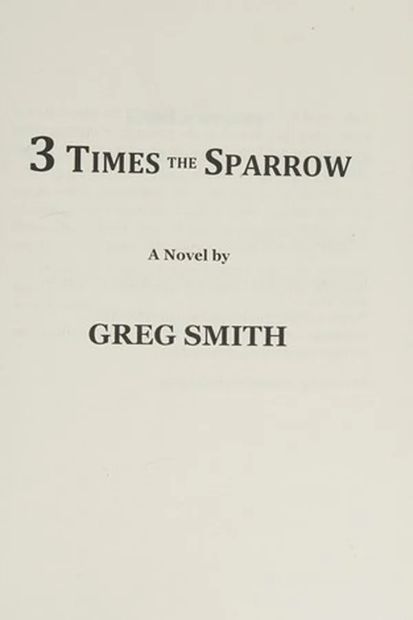 Capa de 3 times a sparrow
