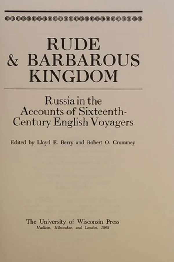 Capa de Rude & barbarous kingdom