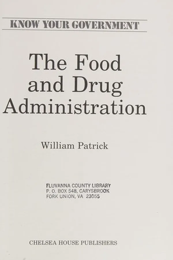 Capa de The Food and Drug Administration
