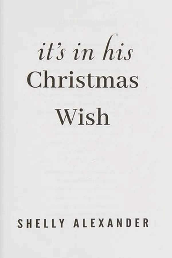Capa de It's in his Christmas wish